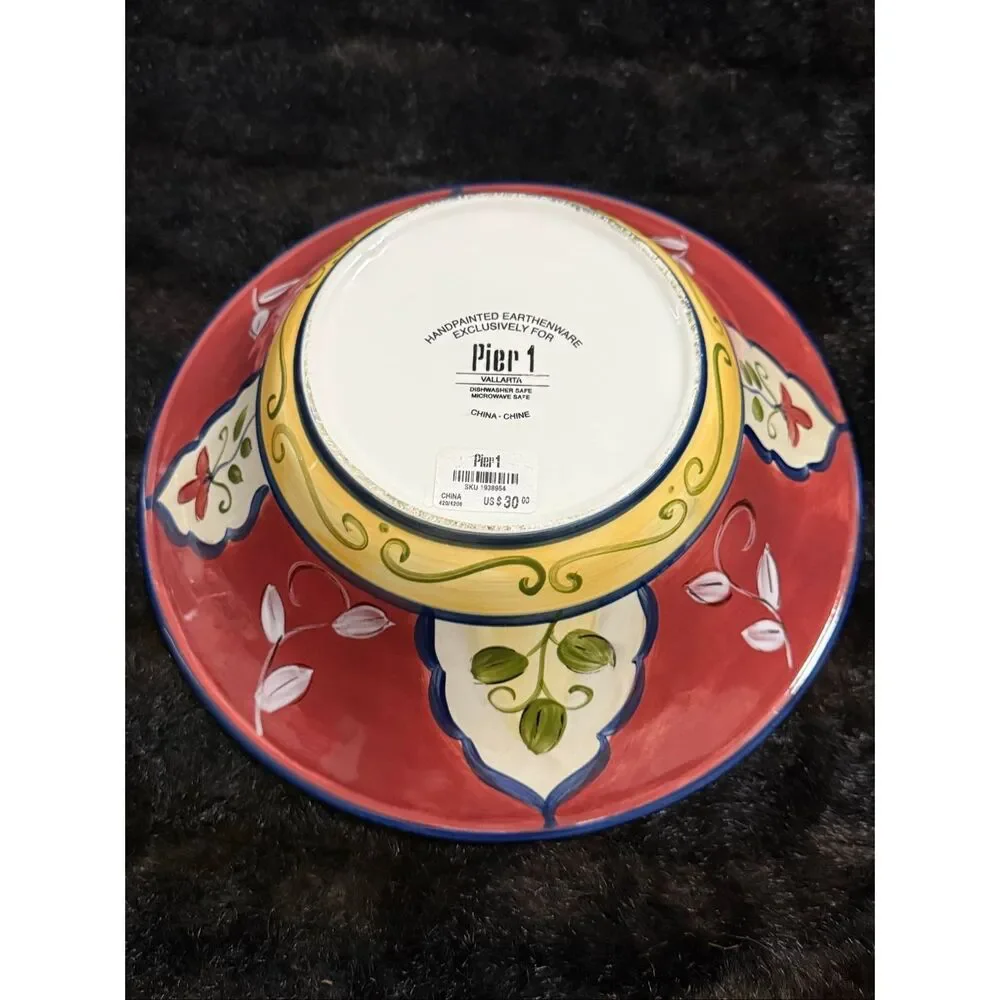 Pier 1 Imports Vallarta Large Pasta Salad Serving Bowl 11.75